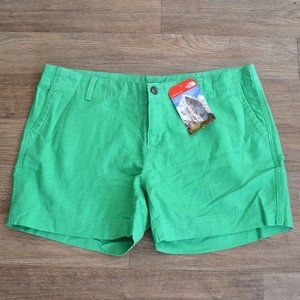 NWT The North Face Outdoor Maywood Shorts' Surreal Green Size 12 Women's